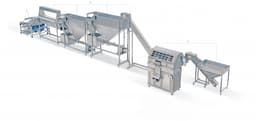 12-Blade Olive Pitting and Slicing Line with Densimeter and Vibrator - Image 1