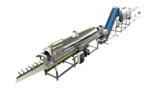 Eggplant and Pepper Roasting Line